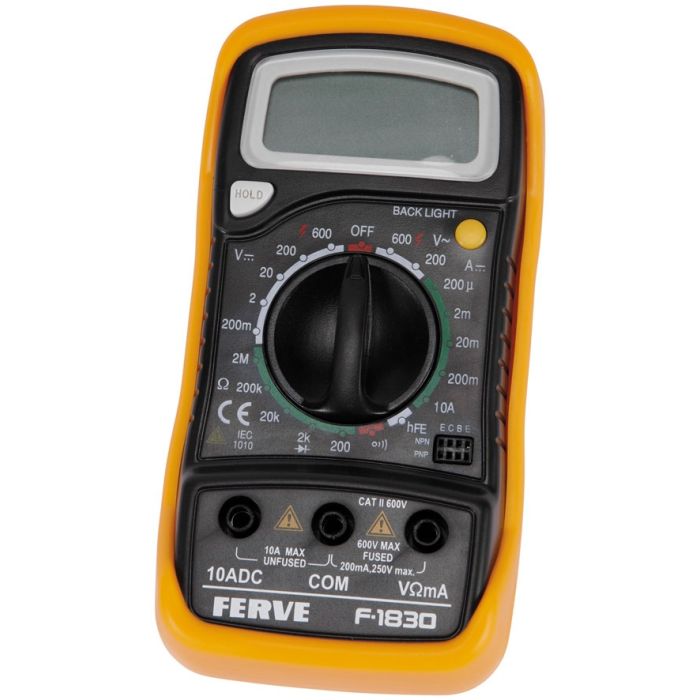 Ferve Multimeter 0-600V 10A CAT II