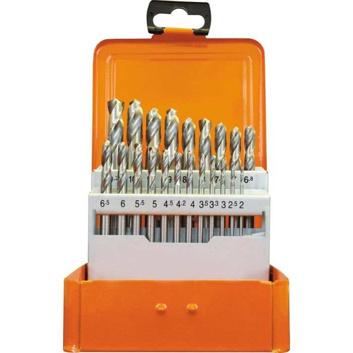 Projahn Borkassett HSS-G DIN 1897 1-10,2/0,5mm, 21 deler