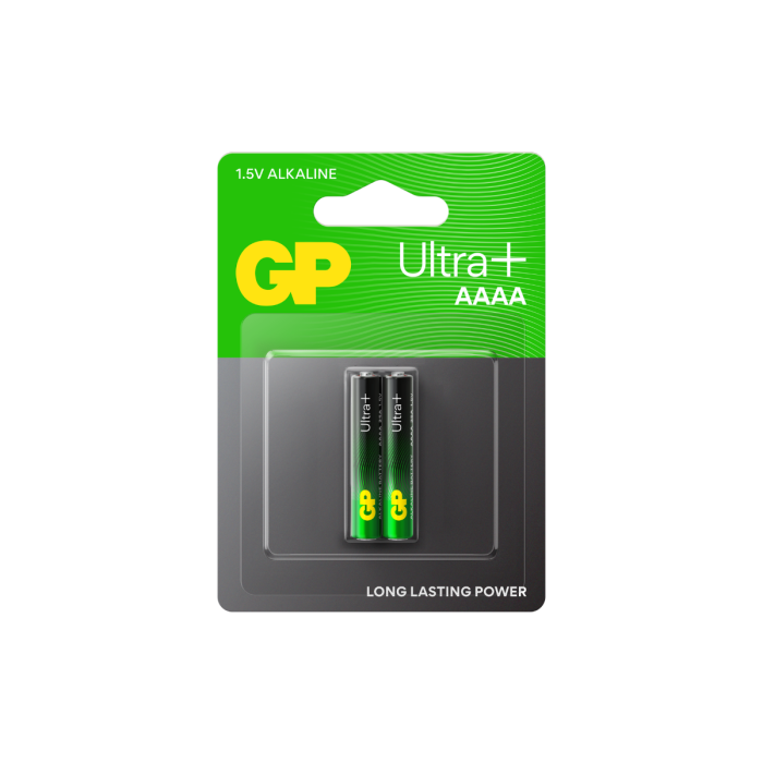 GP Ultra+ AAAA/LR61 batteri, 2 stk