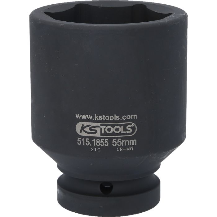 Kraftpipe 1" 6-kant 55mm lang