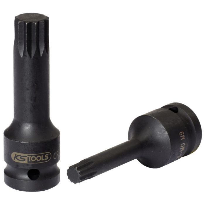 Kraftbitspipe 1/2" XZN M14 lang m/oppheng