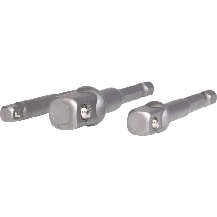Pipeadaptersett 1/4" for 1/4"&3/8"&1/2"firkant