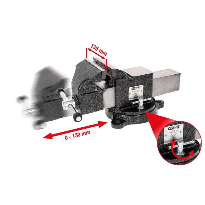 Skrustikke med sving 5" 125mm