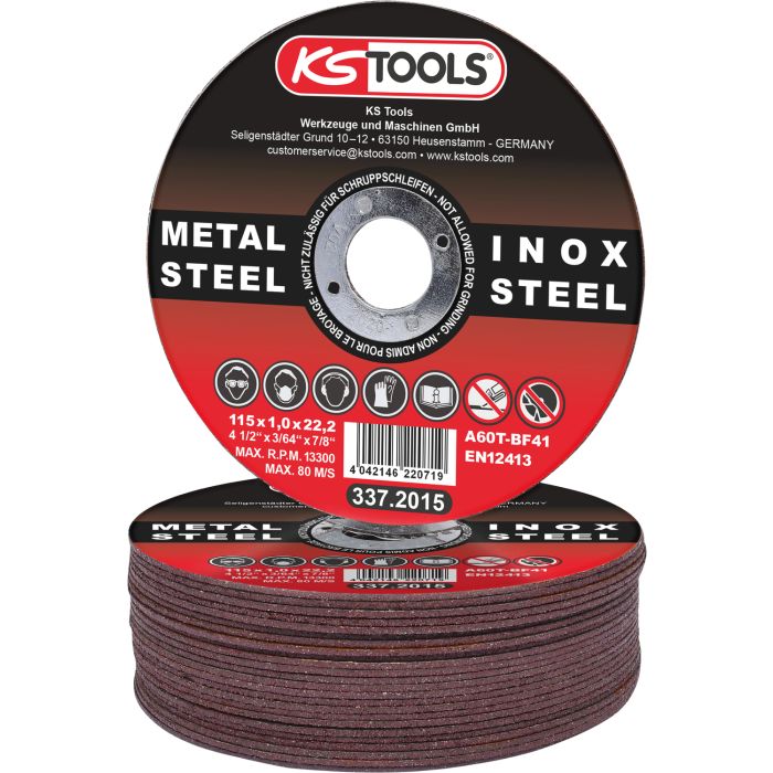 Kappeskive 115x1,0x22,2mm 25-pakning