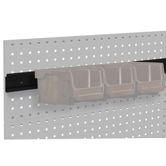 KCL Tools Monteringsskinne for plastbokser 4kt-hull, 864mm
