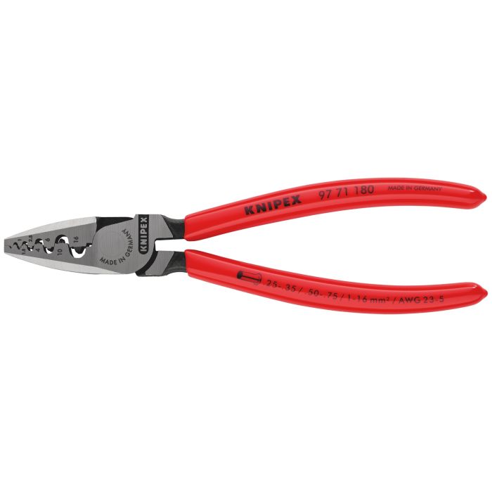 Knipex Nitetang, Presstang for endehylser, 180mm