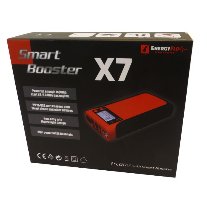 Lemania X7 Smart Booster 12v Lithium, 15000mAh