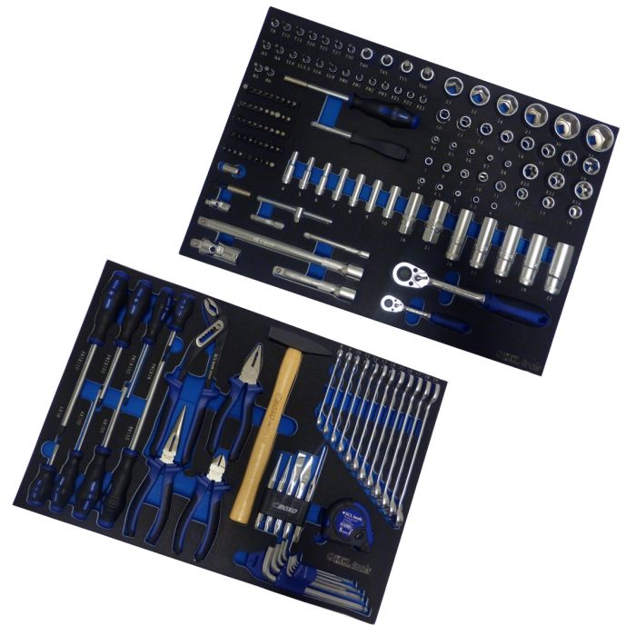 KCL Tools Verktøyinnleggsett, 178 deler
