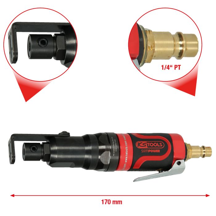 Mini karosserisag 170mm trykkluft SlimPOWER