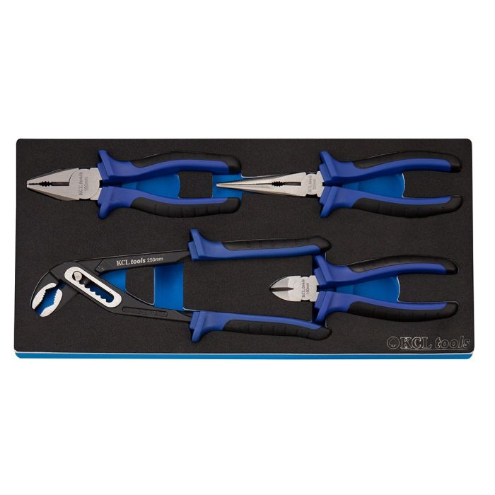 KCL Tools Innlegg tenger, 4 deler