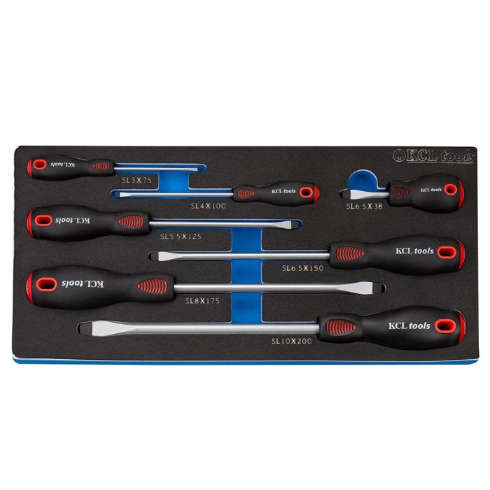 KCL Tools Innlegg skrutrekkere spor, 7 deler