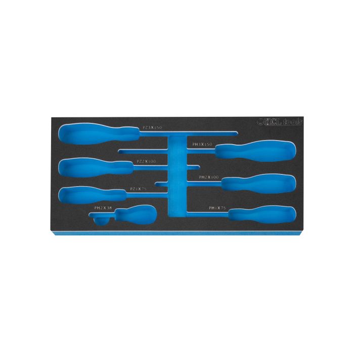 KCL Tools Innlegg tomt for PH/PZ skrutrekkere