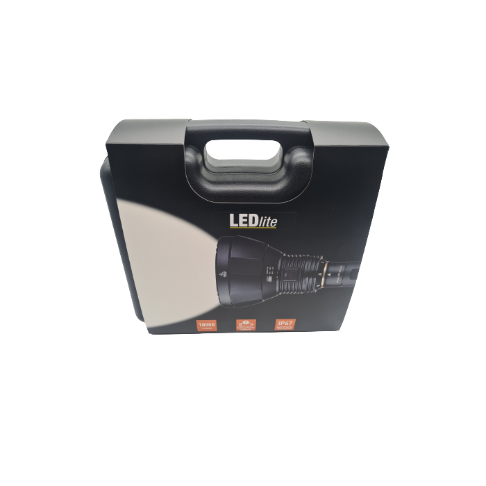 X-Blaze oppladbar lommelykt, 10.000Lm 