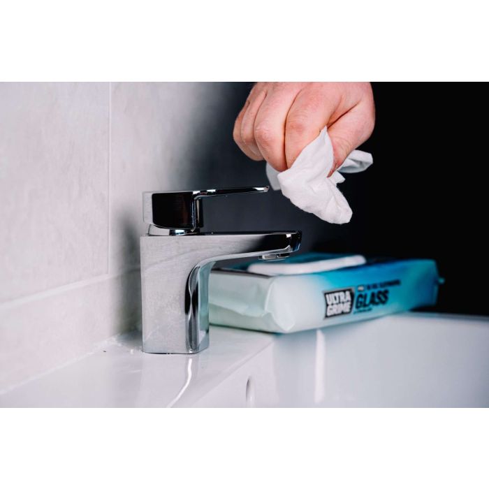 Ultragrime Pro Glass and Stainless XXL wipes, 50pack