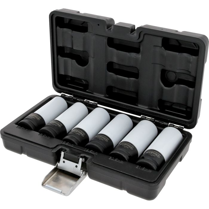 KS Tools Kraftpipesett 1/2" hjulpiper for spesialaluminiumsfelger, 6 deler