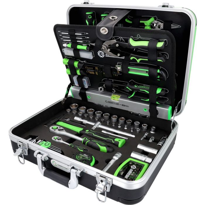 KS Tools COMPETITION Verktøysett i koffert 1/4" + 1/2", 145 deler
