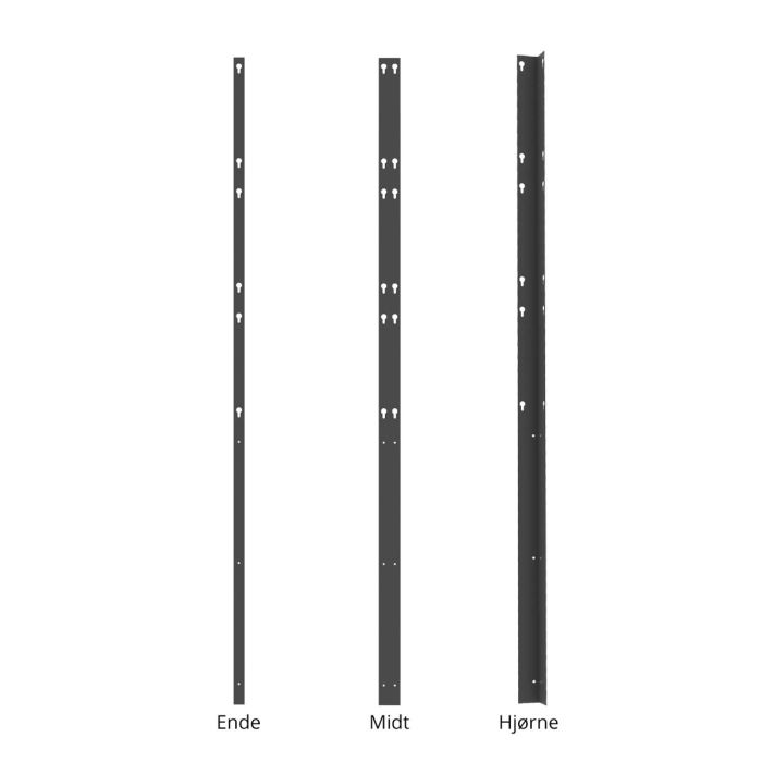 Festebrakett 192cm hjørne, 1 stk