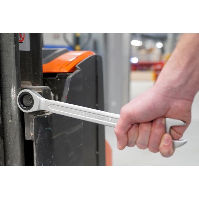 Skrallenøkkelsett rett 8-19mm, 12 deler