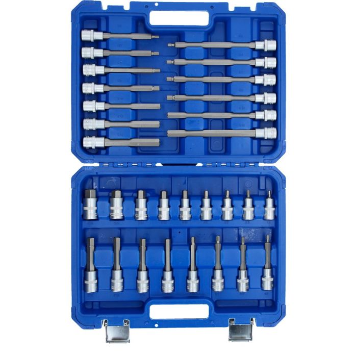 Bitspipesett 1/2" unbrako, 30 deler