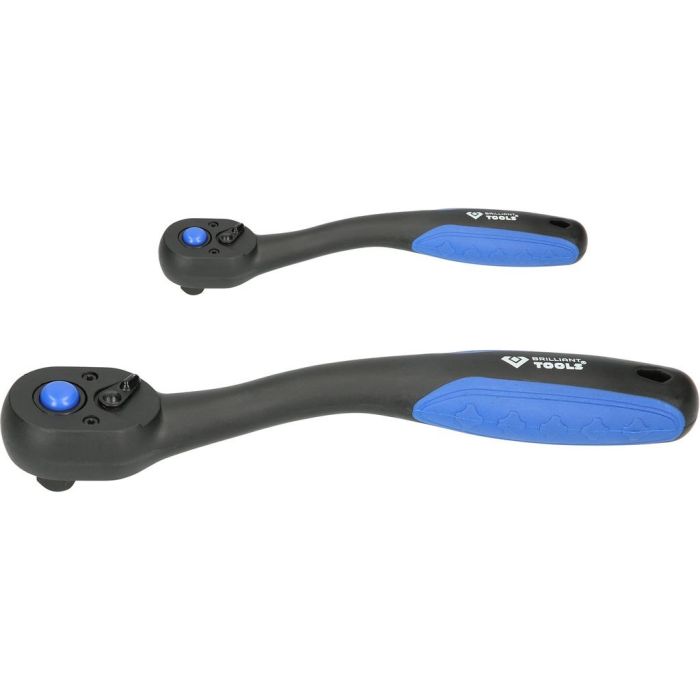 Skrallesett 1/4" + 1/2", 2 deler