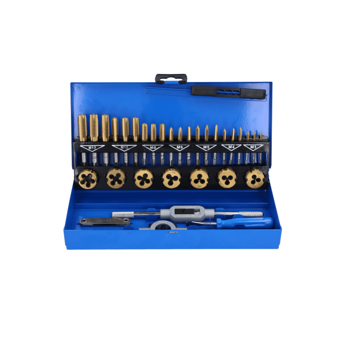 Gjengesett TiN M3-M12, 32 deler