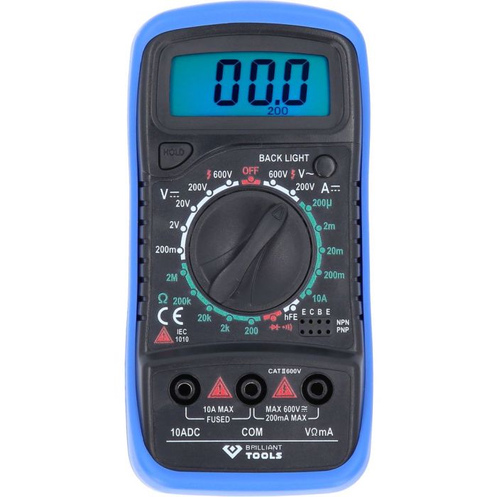 Digitalt multimeter CAT-II