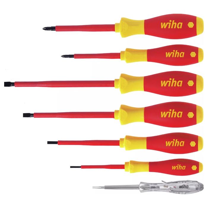 Skrutrekkersett SoftFinish electric 7 deler PH/rett+test