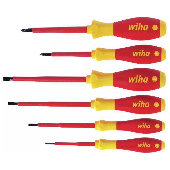 Skrutrekkersett SoftFinish electric 6 deler PZ/spor