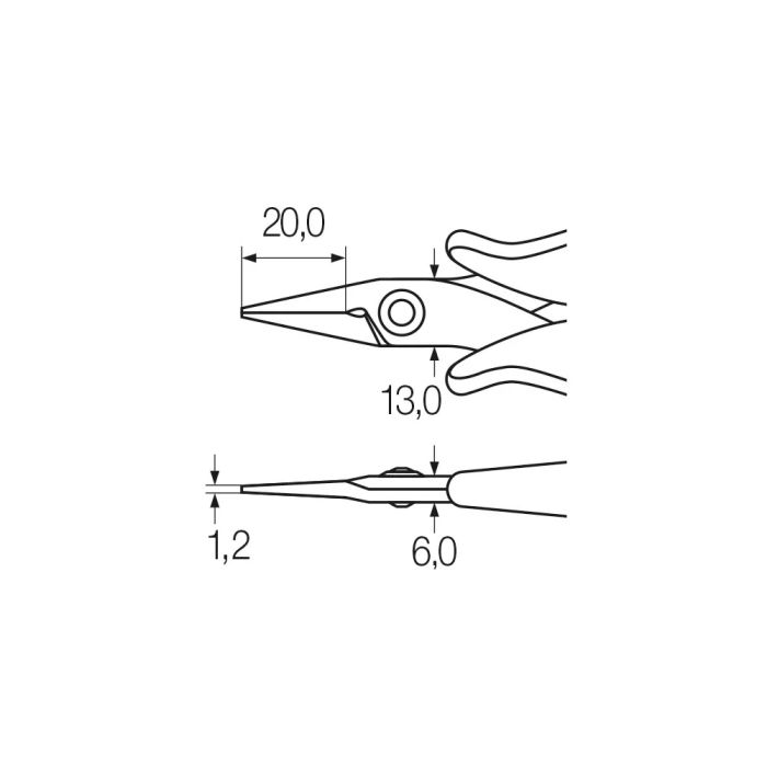 Spisstang Electronic 135mm