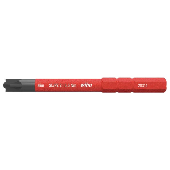 Bits 1/4" slimBit electric 75mm SL/PZ2