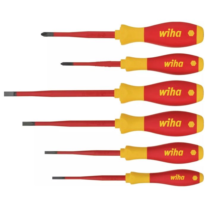Skrutrekkersett SoftFinish Electric slimFix, 6 deler