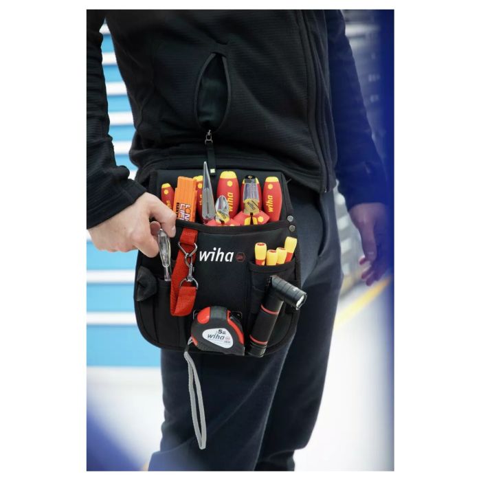 Verktøybelte pouch Elektrikker, 18 deler
