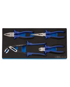 KCL Tools Innlegg tenger, 4 deler