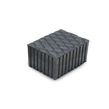 Gummiblokk løftebukk, 160x120x80mm