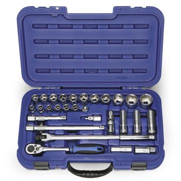 KCL Tools Pipesett 1/2" 30 deler mm
