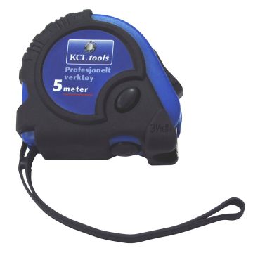KCL Tools Målebånd 5mtr 19mm med belteklips