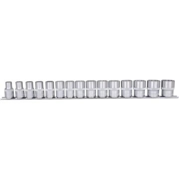 Pipesett Rail 1/2" 12-kant 15 deler 10-24mm