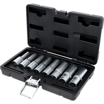 Pipesett 1/2" lange E-Torx E10-E24, 8 deler