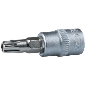 Bitspipe 3/8" Torx med hull TB30