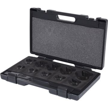 Kråkefotsett 1/2" 12-kant 19-46mm 10 deler