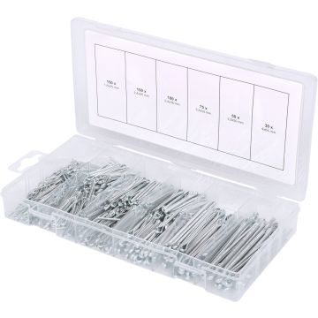 Sortiment Splinter 1,6x25,4mm-4,0x63,5mm, 555 deler