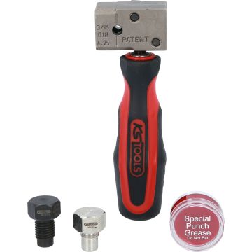FLAREFIXeco 4,75mm universal bremserør-flenseverktøysett, 4 deler