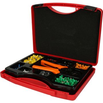 Sortiment Endekabelsko med krympetang 0,25mm² - 6,0mm² 1001 deler