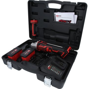 Vinkelsliper batteridrevet, med 1 batteri og lader eMONSTER