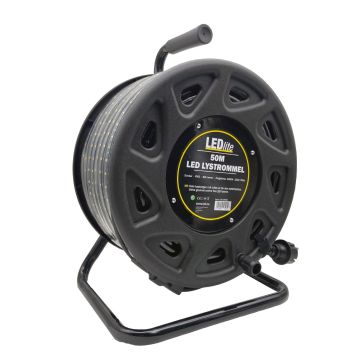 LED lysslynge 50 meter på trommel