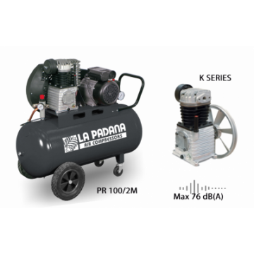 La Padana Stempelkompressor ECW 100/3M 100ltr 3hk 230V
