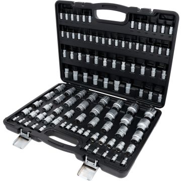 Torx pipesett 1/4"+3/8"+1/2", 101 deler E+EPL+TX+TB+IP+IPR+EPR