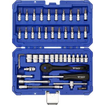 Pipesett 1/4", 46 deler